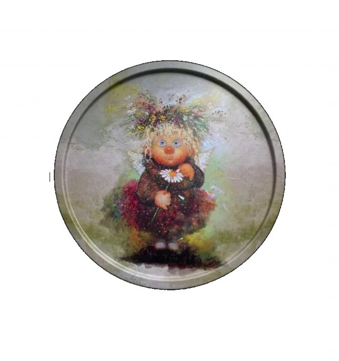 Поднос Осенний Ангел 20х20х0.4 см TS032