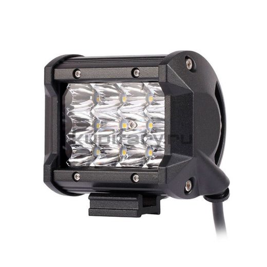 Светодиодная фара 36 Вт 12 led PHILIPS дальнего света 12-24 вольт 9,5 см ip67 BL149236S