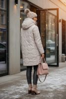 Куртка верблюжья шерсть, арт.316 [светло-бежевый]