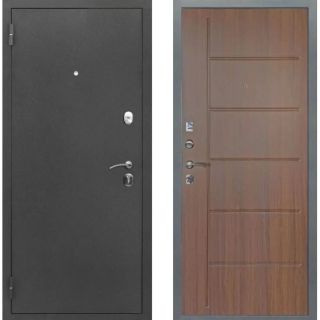 Входная дверь Страж 2К Антик серебро Орех