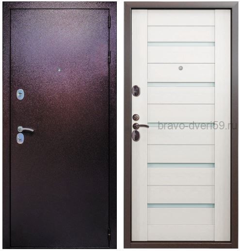 Аляска Царга PRO , Капучино. Повышенная шумоизоляция дверь.