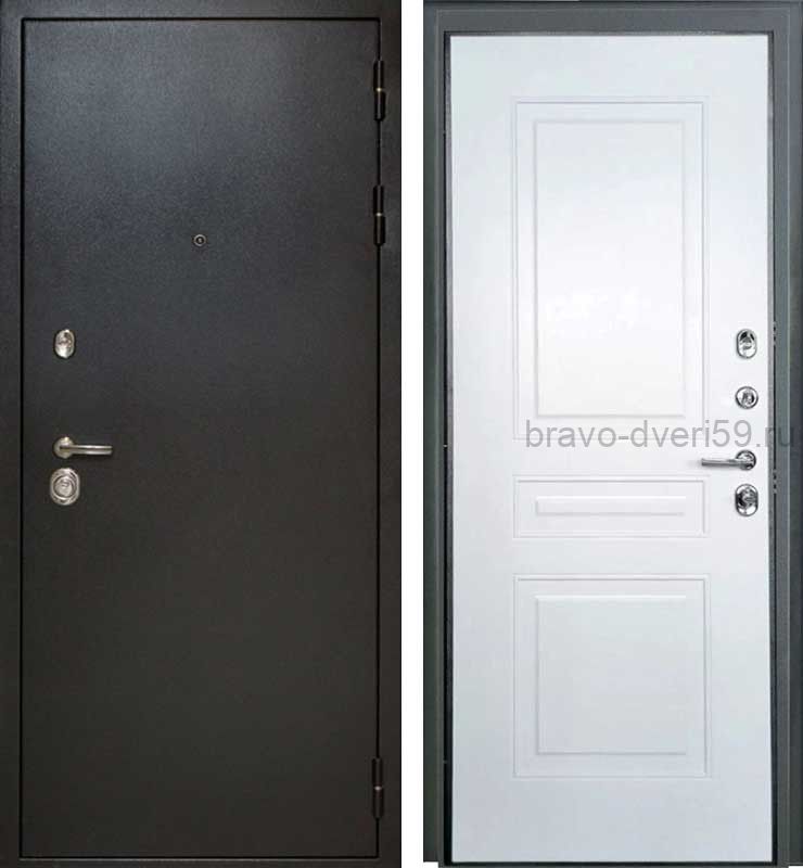 ЛЮКС 3 PRO  Антик серебро трехконтурная входная дверь