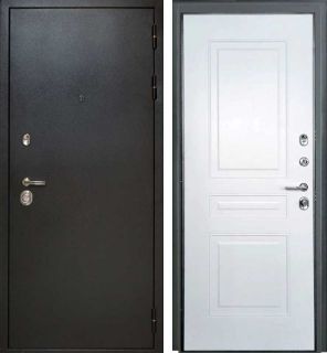 ЛЮКС 3 PRO Антик серебро трехконтурная входная дверь