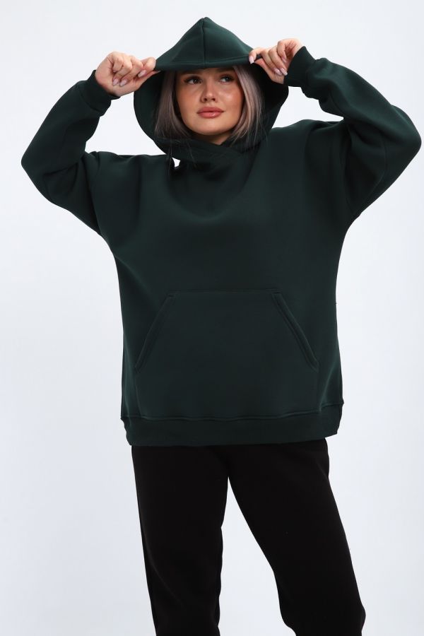 449 Худи с начесом [изумрудный]