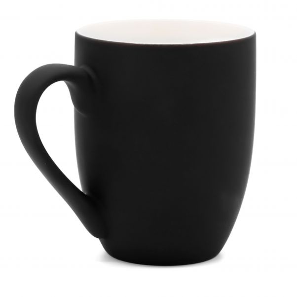 Кружка Elegante Soft-touch черная