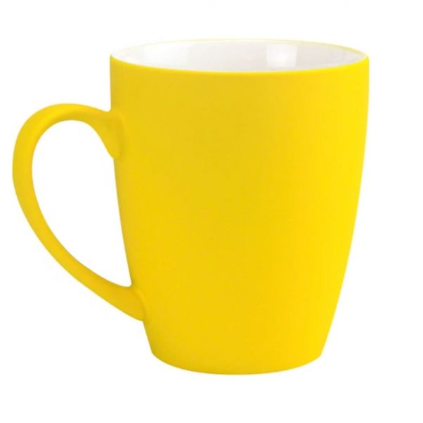 Кружка ELEGANTE SOFT TOUCH желтая