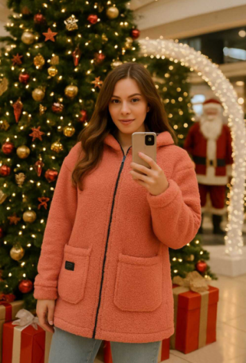 Толстовка теплая женская 51349