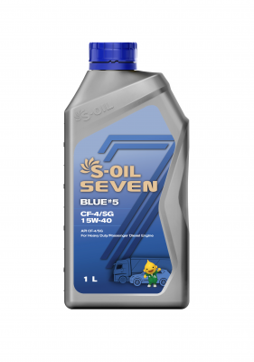 S-OIL 7 BLUE #5 CF-4/SG 15W-40, 1л