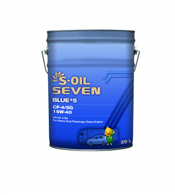 S-OIL 7 BLUE #5 CF-4/SG 15W-40, 20л