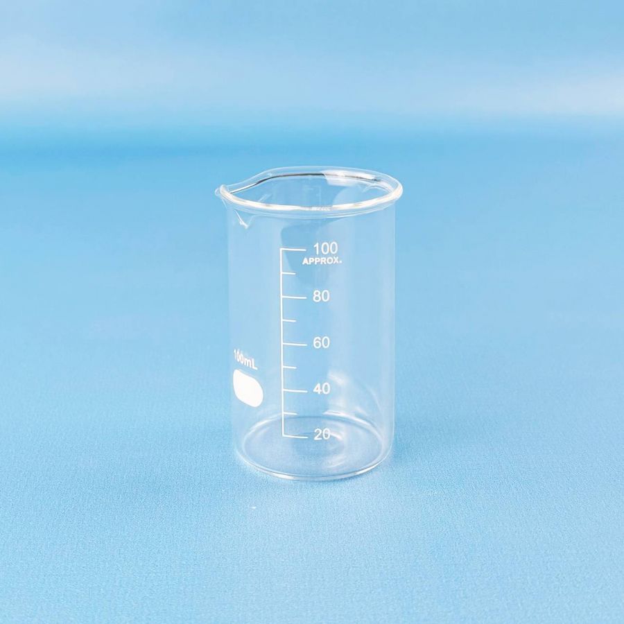 Стакан лабораторный высокий Labdevices В-1-100, 100 мл, стекло Boro 3.3, градуированный
