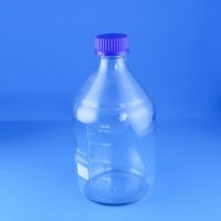 Банка для реактивов Labdevices GL45, 2000 мл, стекло Boro 3.3, светлое стекло, с винтовой крышкой, градуированная