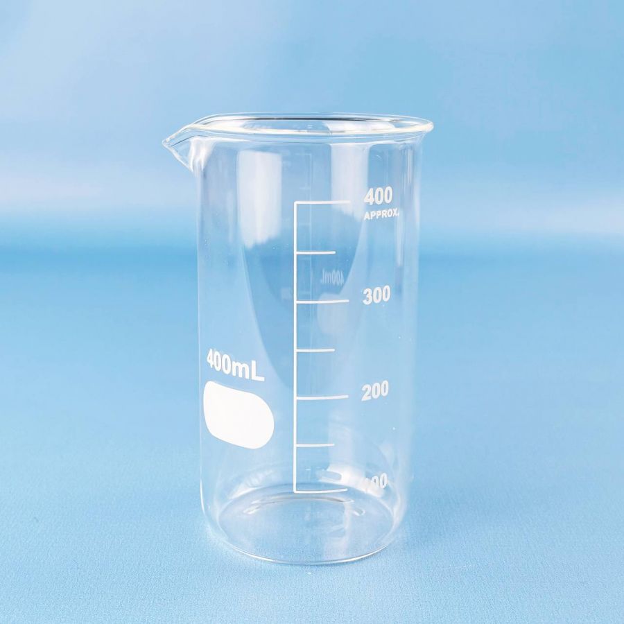 Стакан лабораторный высокий Labdevices В-1-400, 400 мл, стекло Boro 3.3, градуированный