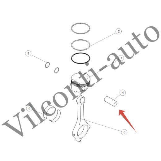 ПОРШНЕВОЙ ПАЛЕЦ TANK 500 1004012XEZ01 100% ОРИГИНАЛ