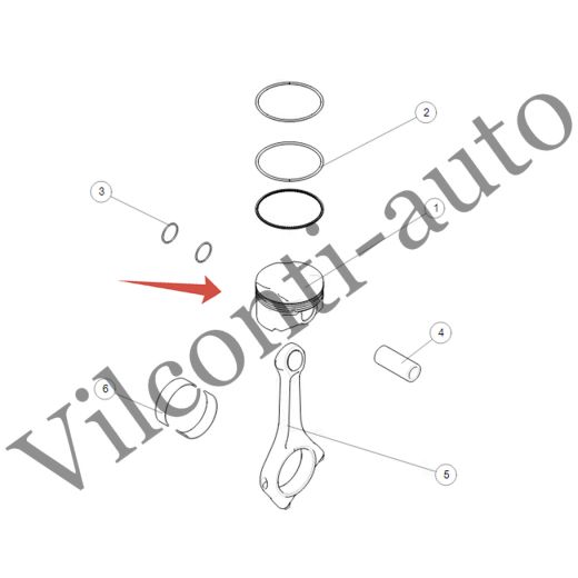 ПОРШЕНЬ ДВИГАТЕЛЯ TANK 500 1004410XEZ01 100% ОРИГИНАЛ