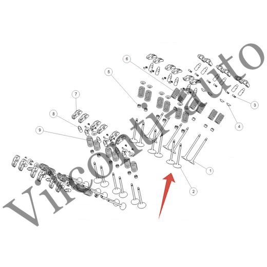 КЛАПАН ВПУСКНОЙ TANK 500 1007011XEZ01 100% ОРИГИНАЛ