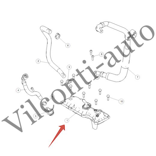 МАСЛООТДЕЛИТЕЛЬ TANK 500 1014100XEZ01 100% ОРИГИНАЛ