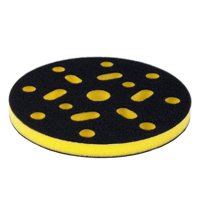 ICAR Подложка промежуточная 150mm T10mm MICRO на липучке, 15 отв., желтая жесткая ICAR YEL
