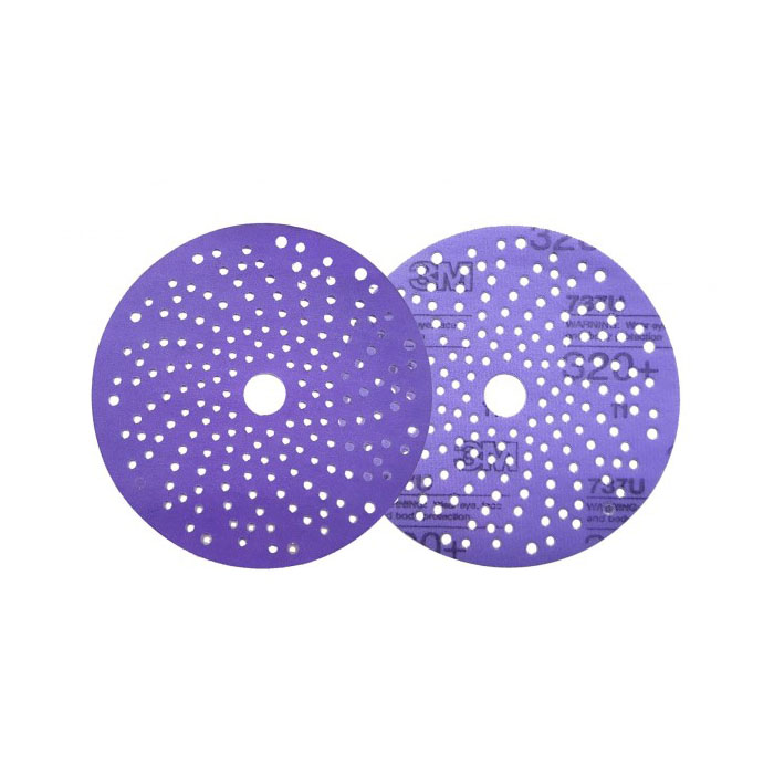 3М 51421 Cubitron II Hookit 737U шлифовальный диск D-150мм. с мультипылеотводом, Р150+, в упаковке 50шт.