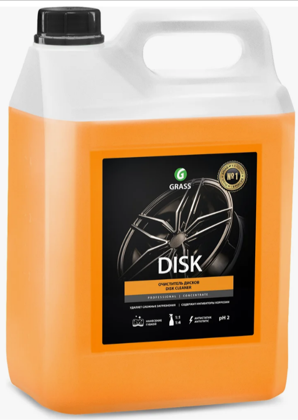 GRASS Средство для очистки колесных дисков "Disk", 5.9л