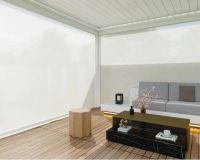 Пергола биоклиматическая Aquaviva Авангард, монтаж к стене (электрическое управление ламелями)