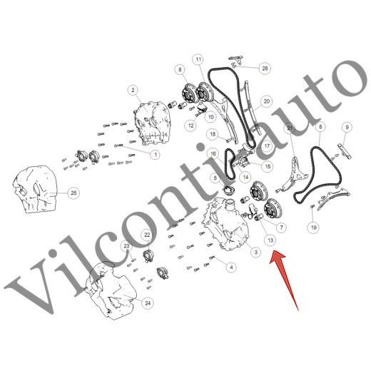 НАТЯЖИТЕЛЬ ЦЕПИ ПРИВОДА ГРМ ЛЕВЫЙ TANK 500 1021540XEZ01 100% ОРИГИНАЛ