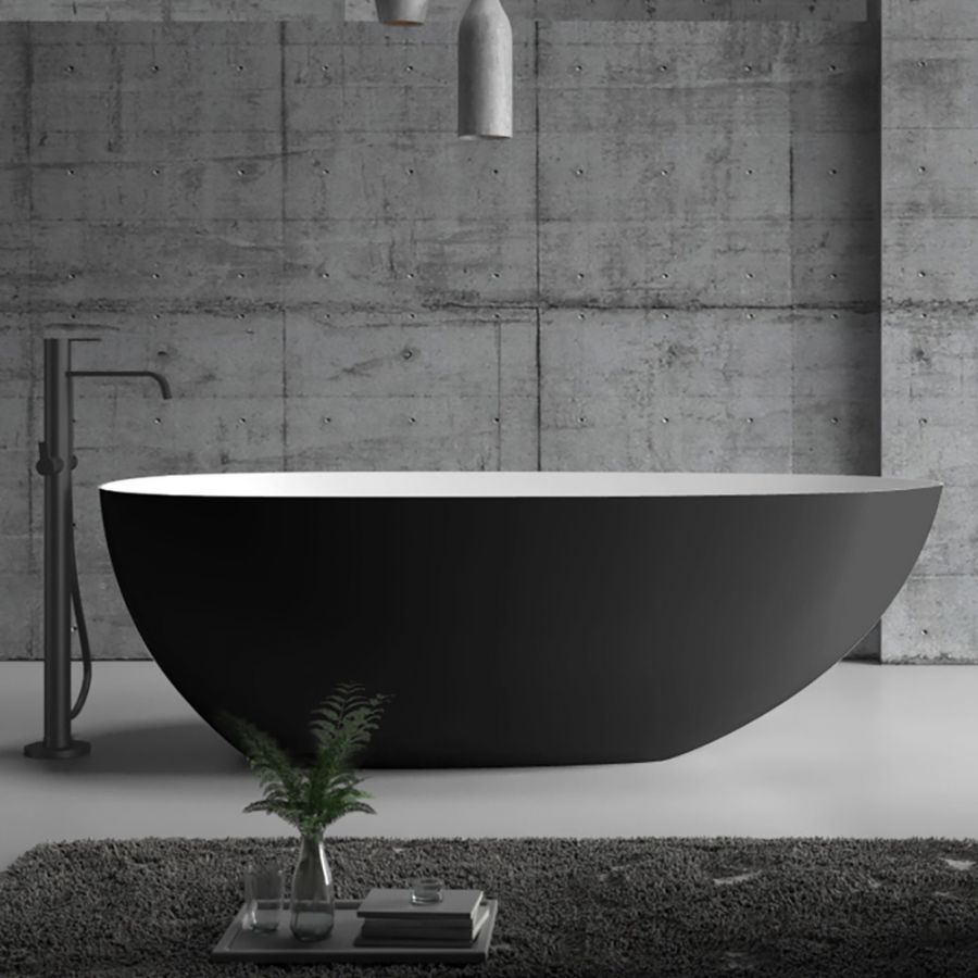 Акриловая ванна ABBER AB9211MB черная матовая