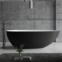 Акриловая ванна ABBER AB9211MB черная матовая