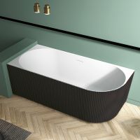 Акриловая ванна ABBER AB9329-1.7MB L черная матовая