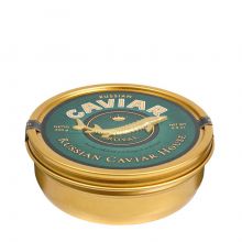 Икра чёрная зернистая осетровая Russian Caviar House Роял жесть - 250 г (Россия)