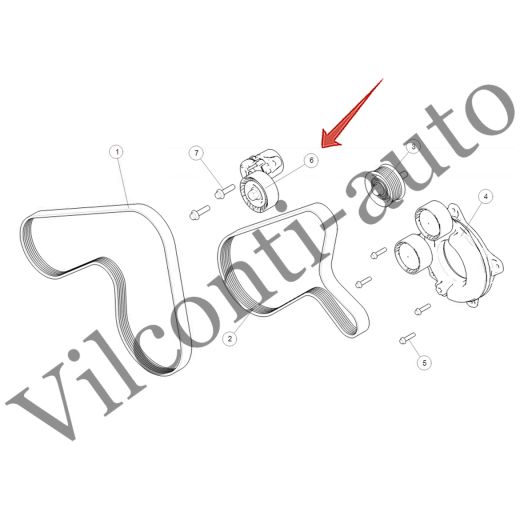 НАТЯЖИТЕЛЬ ПРИВОДНОГО РЕМНЯ КОНДИЦИОНЕРА С РОЛИКОМ TANK 500 1025400XEZ01 100% ОРИГИНАЛ