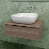 Подвесная тумба с 1 ящиком Flaminia Box Wall Hung Vanity Unit 50xH25 схема 1 Подвесная тумба с 1 ящиком Flaminia Box Wall Hung Vanity Unit 50xH25 схема 1