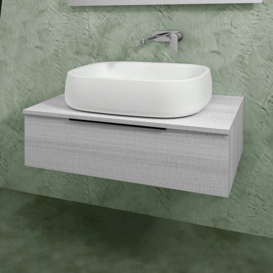 Подвесная тумба с 1 ящиком Flaminia Box Wall Hung Vanity Unit 50xH25 схема 2 Подвесная тумба с 1 ящиком Flaminia Box Wall Hung Vanity Unit 50xH25 схема 2