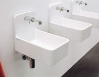 Подвесная раковина Flaminia Miniwash 25 Wall Hung Basin 40х25 схема 3