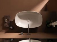 Накладная раковина Flaminia NudaSlim 60 Countertop Basin 60х39 схема 2