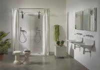 Подвесная раковина Flaminia Plate 54 Wall Hung Basin 54х46 схема 3