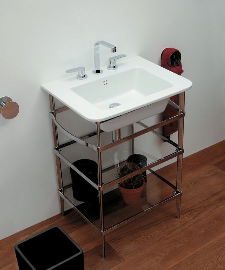 Подвесная раковина Flaminia Volo 66 Countertop - Wall Hung Basin 66х52 схема 3