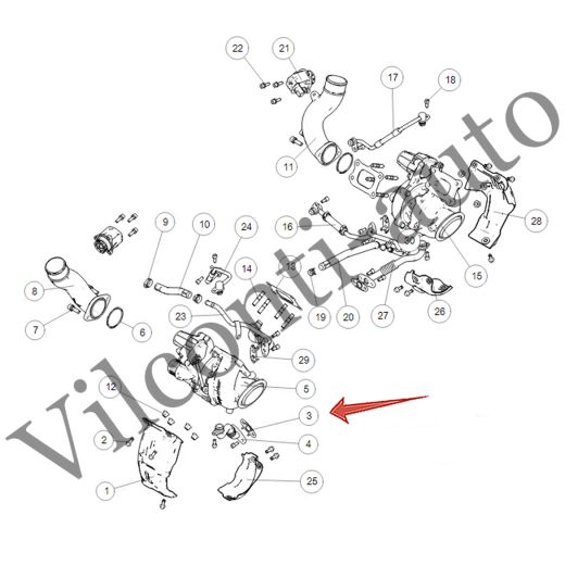 ПРОКЛАДКА ВОЗВРАТНОЙ МАСЛЯНОЙ ТРУБКИ TANK 500 1118016XEZ01 100% ОРИГИНАЛ