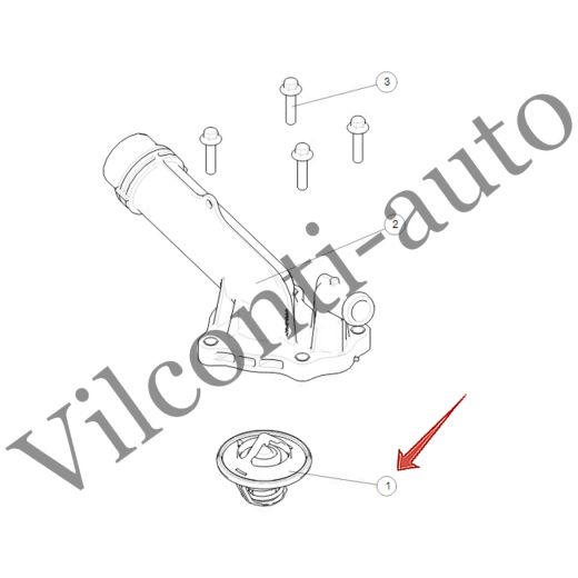 ТЕРМОСТАТ TANK 500 1306100XEZ01 100% ОРИГИНАЛ