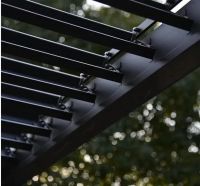 Пергола биоклиматическая Aquaviva Авангард отдельностоящая (электрическое управление ламелями)