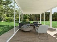 Пергола биоклиматическая Aquaviva Авангард отдельностоящая (электрическое управление ламелями)