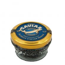 Икра чёрная зернистая осетровая Russian Caviar House русского осетра Классик -  57 г (Россия)