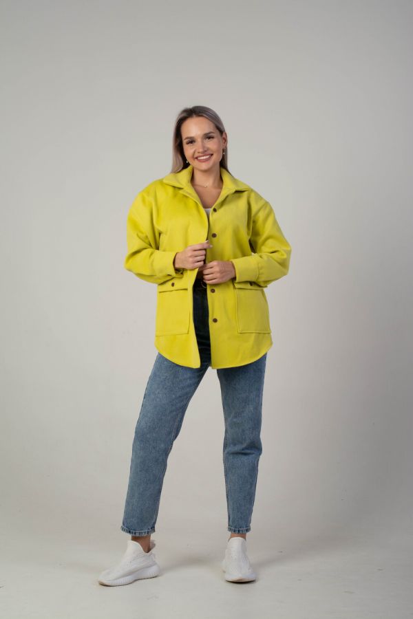 Жакет утепленный женский [желтый]