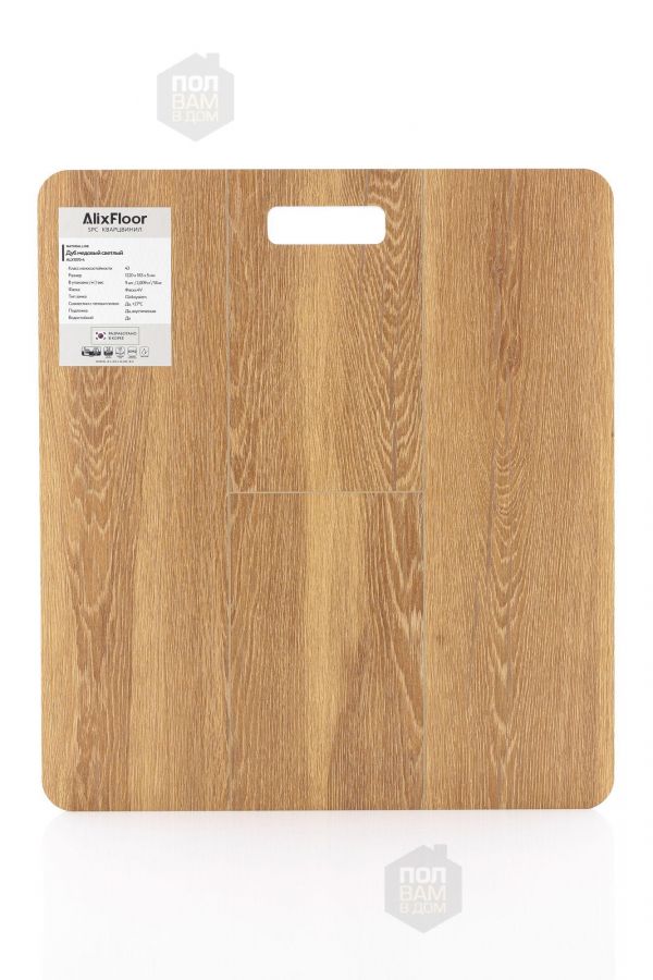 SPC ламинат AlixFloor Дуб медовый светлый ALX1070-4