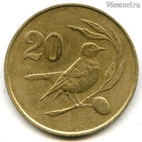 Кипр 20 центов 1983