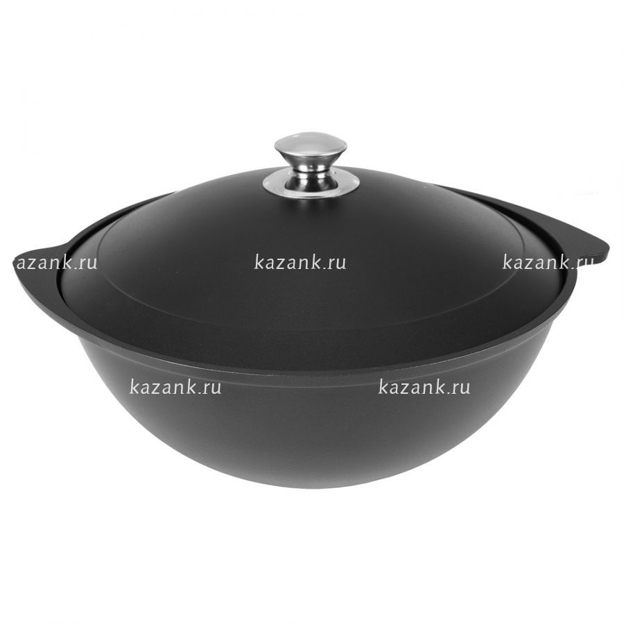 Казан  алюминиевый с крышкой, антипр.покрытие 9 л.