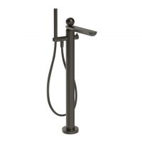 Смеситель для ванны Gessi Perle 74029 напольный с ручным душем и переключателем с металлическим вентилем схема 6