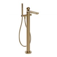 Смеситель для ванны Gessi Perle 74029 напольный с ручным душем и переключателем с металлическим вентилем схема 10