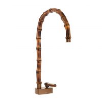 Смеситель для раковины Gessi Jacqueline 77003 с высоким поворотным изливом и металлическим вентилем без донного клапана схема 5