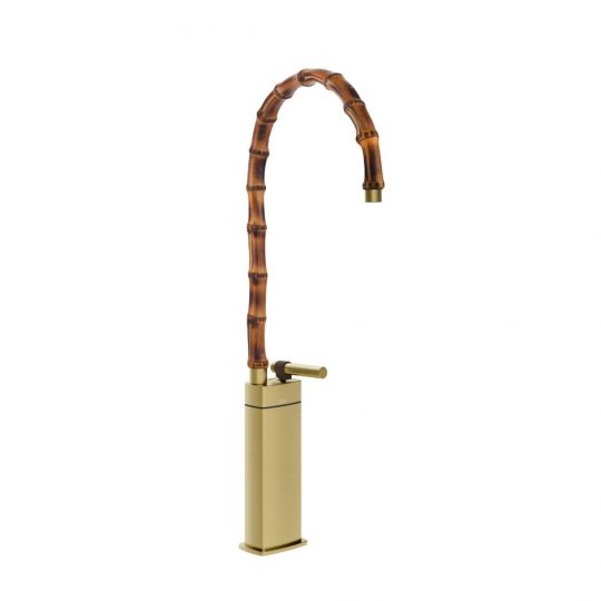 Смеситель для раковины Gessi Jacqueline 77009 высокий с высоким поворотным изливом и металлическим вентилем схема 9