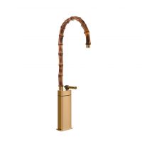 Смеситель для раковины Gessi Jacqueline 77009 высокий с высоким поворотным изливом и металлическим вентилем схема 10